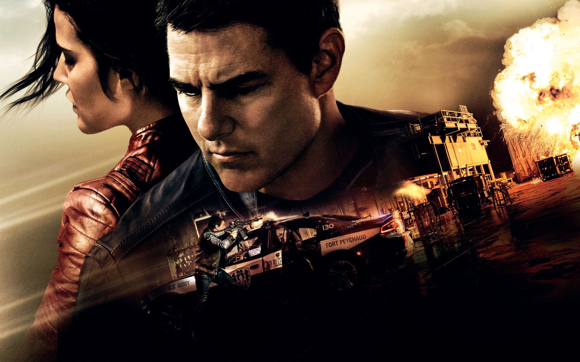 Jack Reacher Never Go Back Wallpaper - Jack Reacher Never Go Back 2016 Movie - HD Wallpaper 