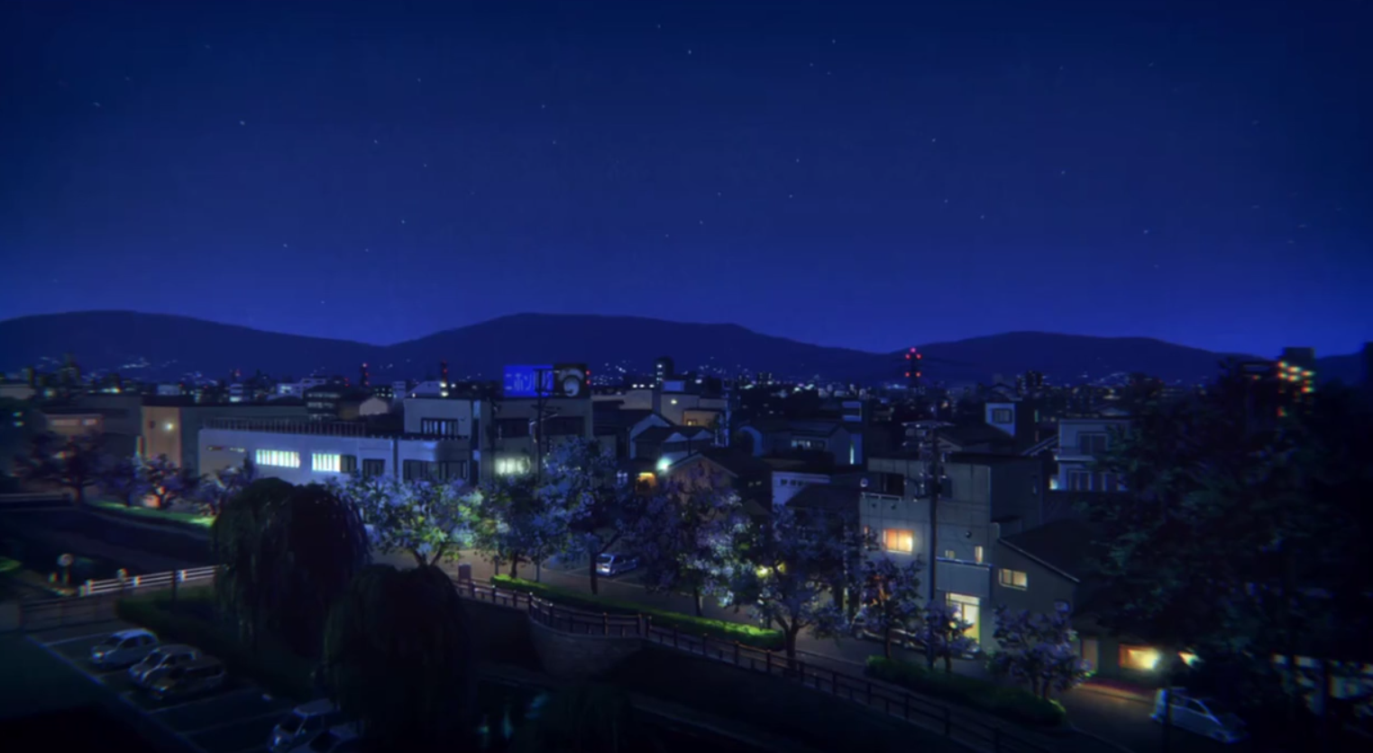 Silent Voice Wallpaper Night 1523x835 Wallpaper Teahub Io