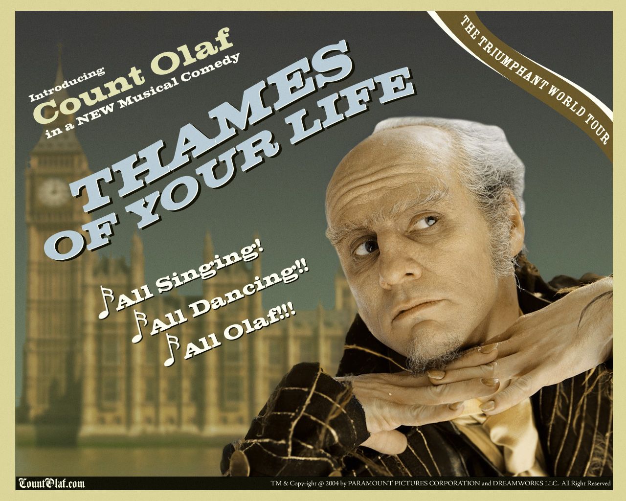 Series Of Unfortunate Events Count Olaf - HD Wallpaper 