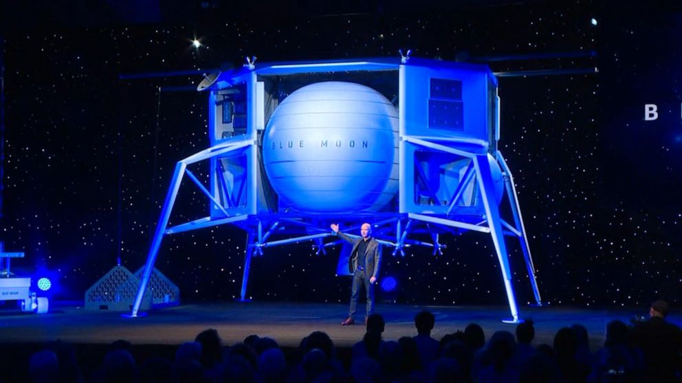 Blue Moon Jef Bezos - HD Wallpaper 