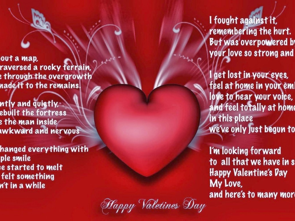 Romantic Husband Happy Valentines Day - 1024x768 Wallpaper 
