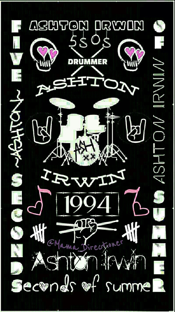 Font Edit, Ashton Irwin, Wallpaper - 5 Seconds Of Summer - HD Wallpaper 