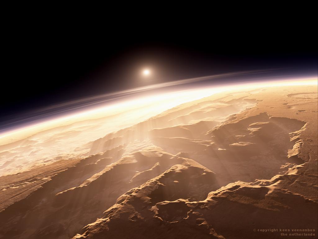 Valles Marineris - HD Wallpaper 