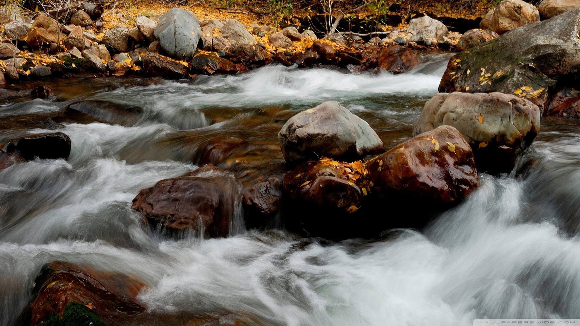 Mountain Creek Autumn - HD Wallpaper 