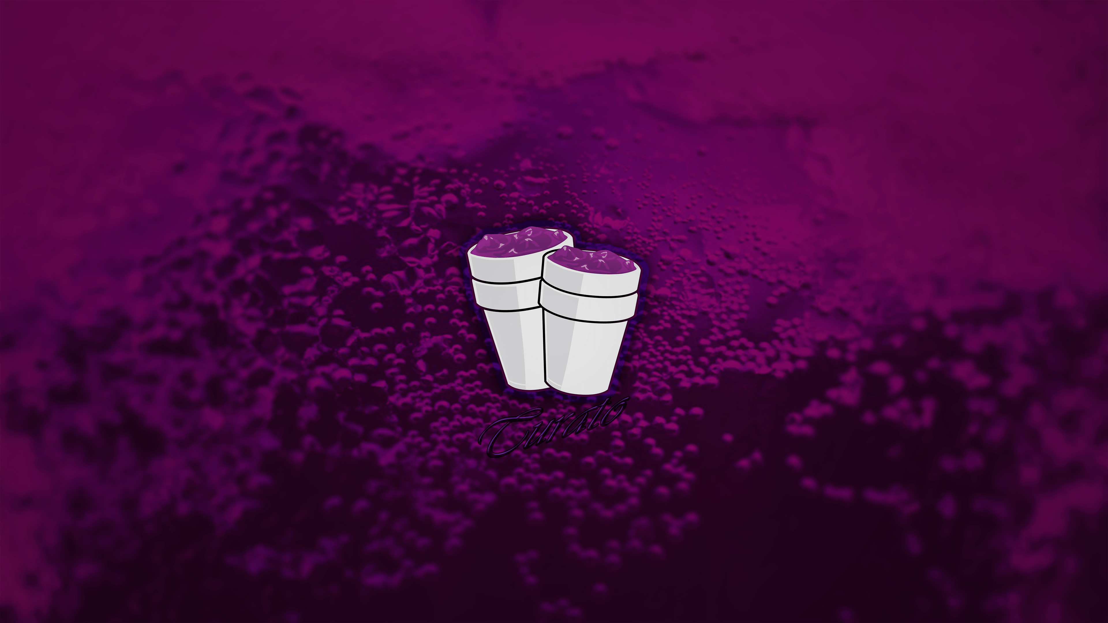3840x2160, Purple Drank - Lean Bebida - HD Wallpaper 