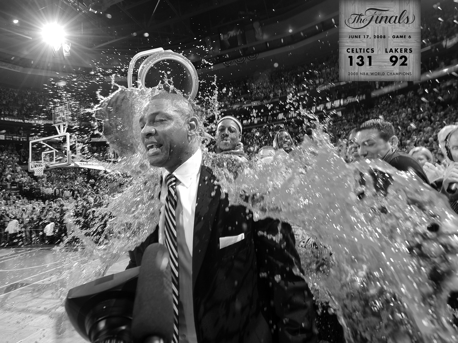 Gatorade Shower Celtics - HD Wallpaper 