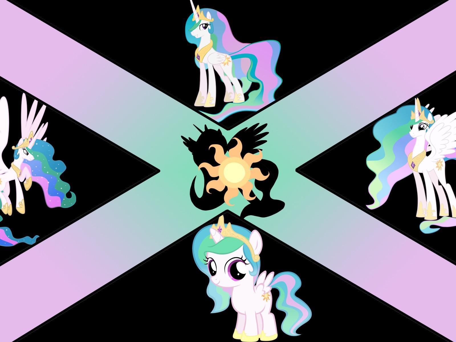 My Little Pony Princess Celestia Number My Little Pony - Princess Celestia - HD Wallpaper 