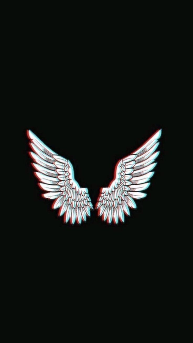 Glitch Wings - HD Wallpaper 