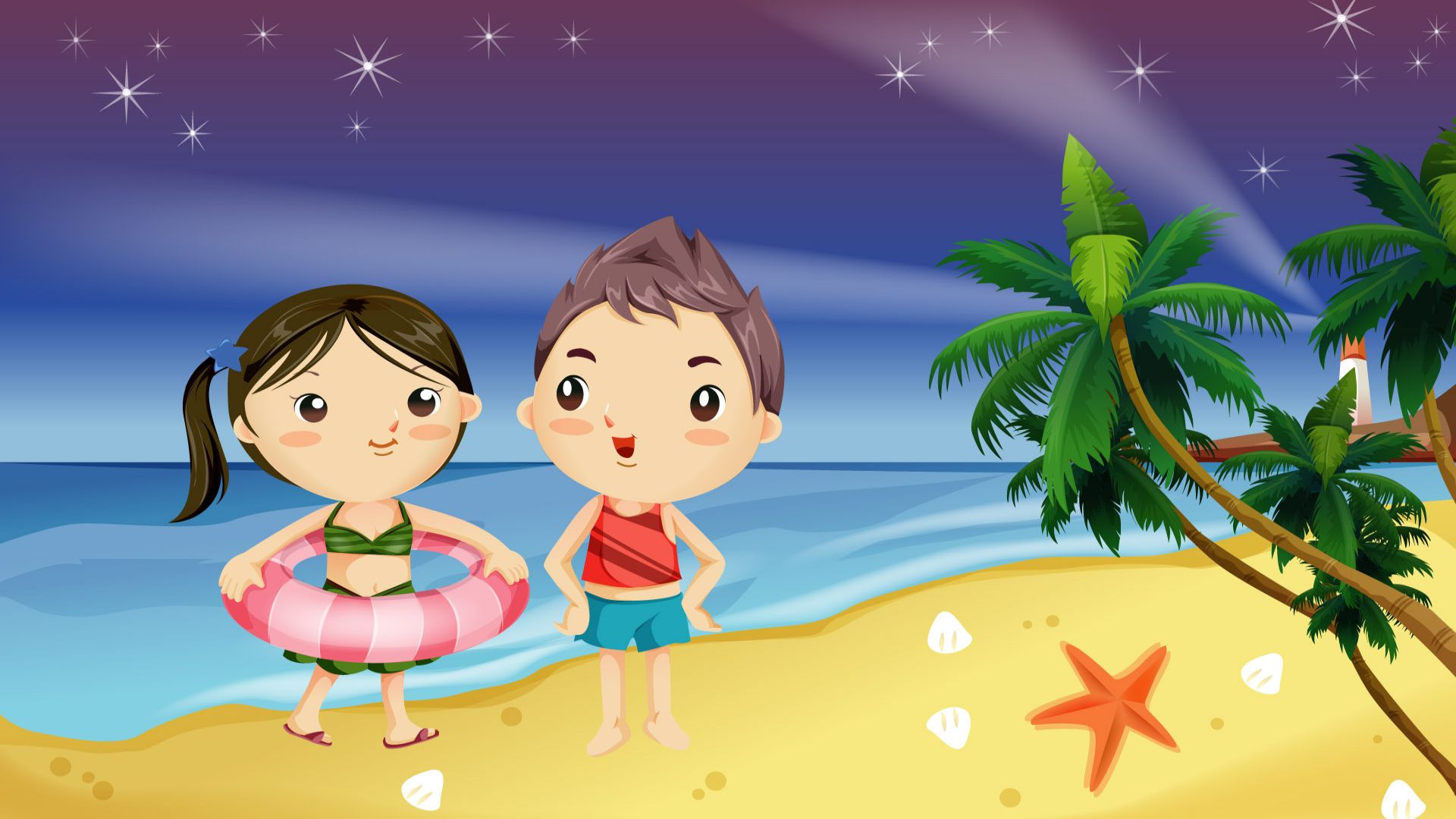 Cute Cartoon Couple Wallpaper - Desktop Cute Cartoon Couple Hd - HD Wallpaper 