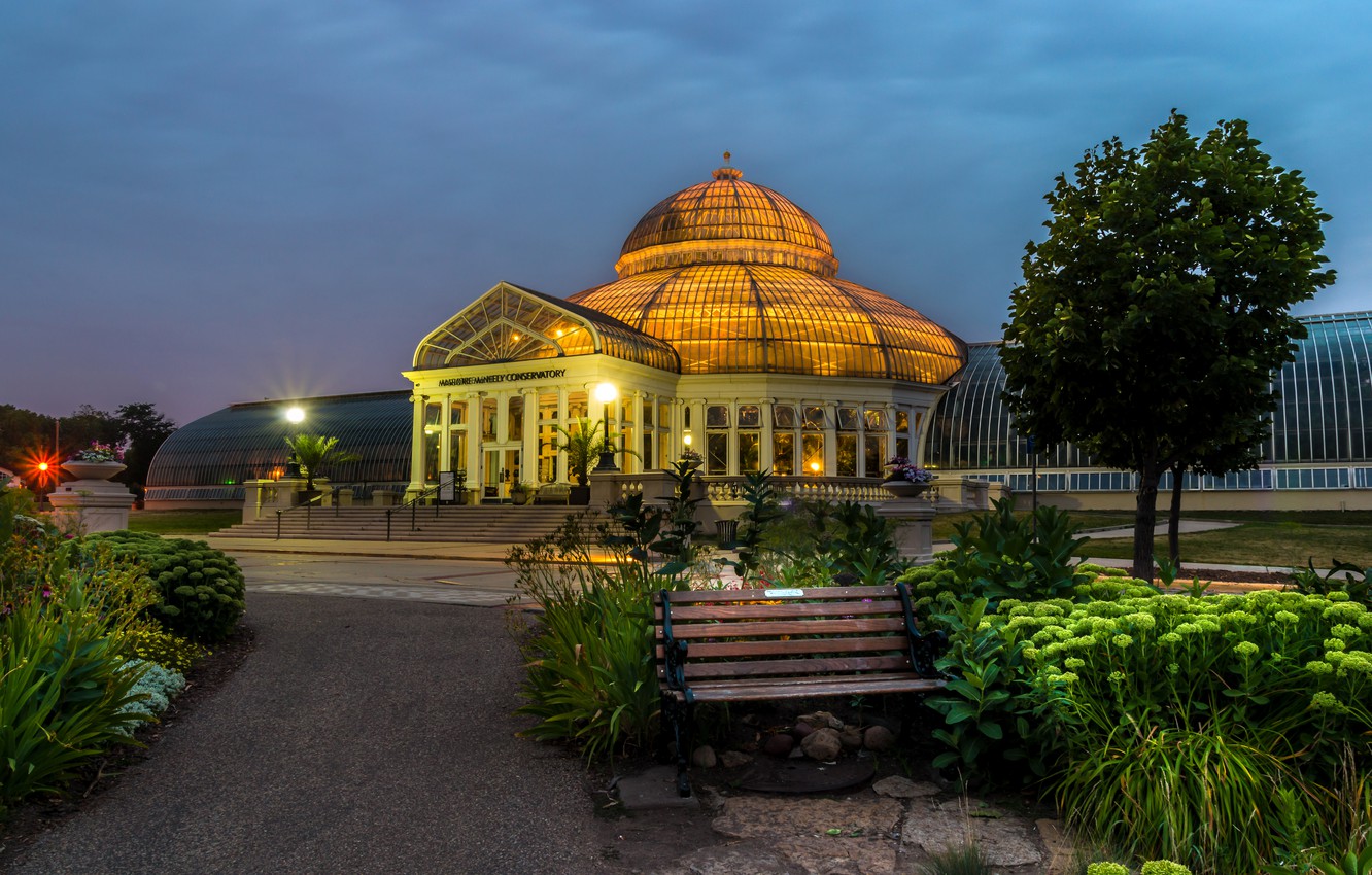Photo Wallpaper Usa, Minnesota, Marjorie Mcneely Conservatory, - Estate - HD Wallpaper 