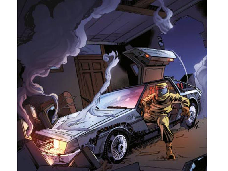 Fragmento De Una Portada De Regreso Al Futuro - Volver Al Futuro Comic - HD Wallpaper 