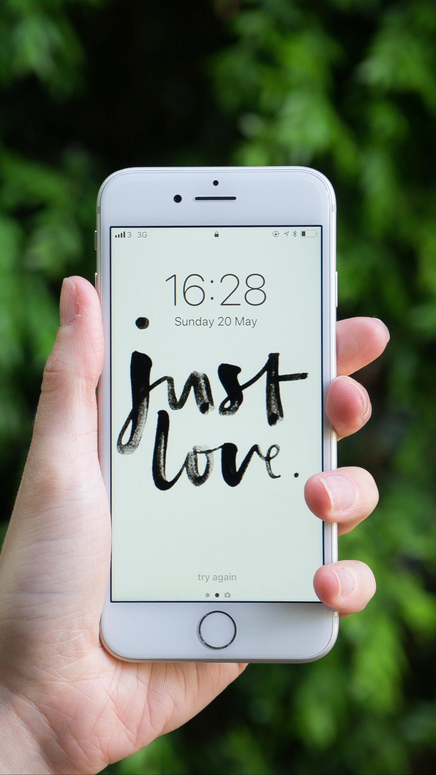 Wallpaper Phone, Hand, Text, Phrase, Love - Messaggi Teneri Per Lei - HD Wallpaper 