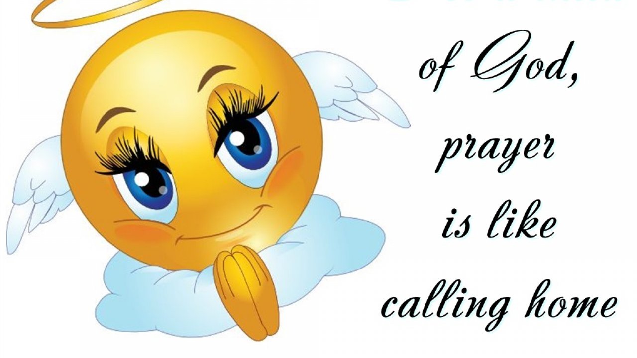 Angel Emoji - HD Wallpaper 