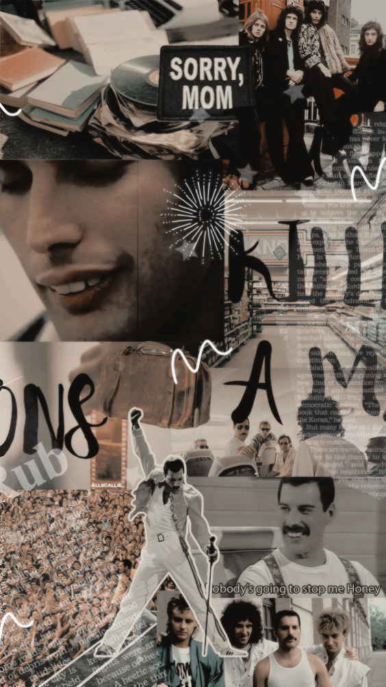 Tumblr Collage Backgrounds - Queen Collage - HD Wallpaper 