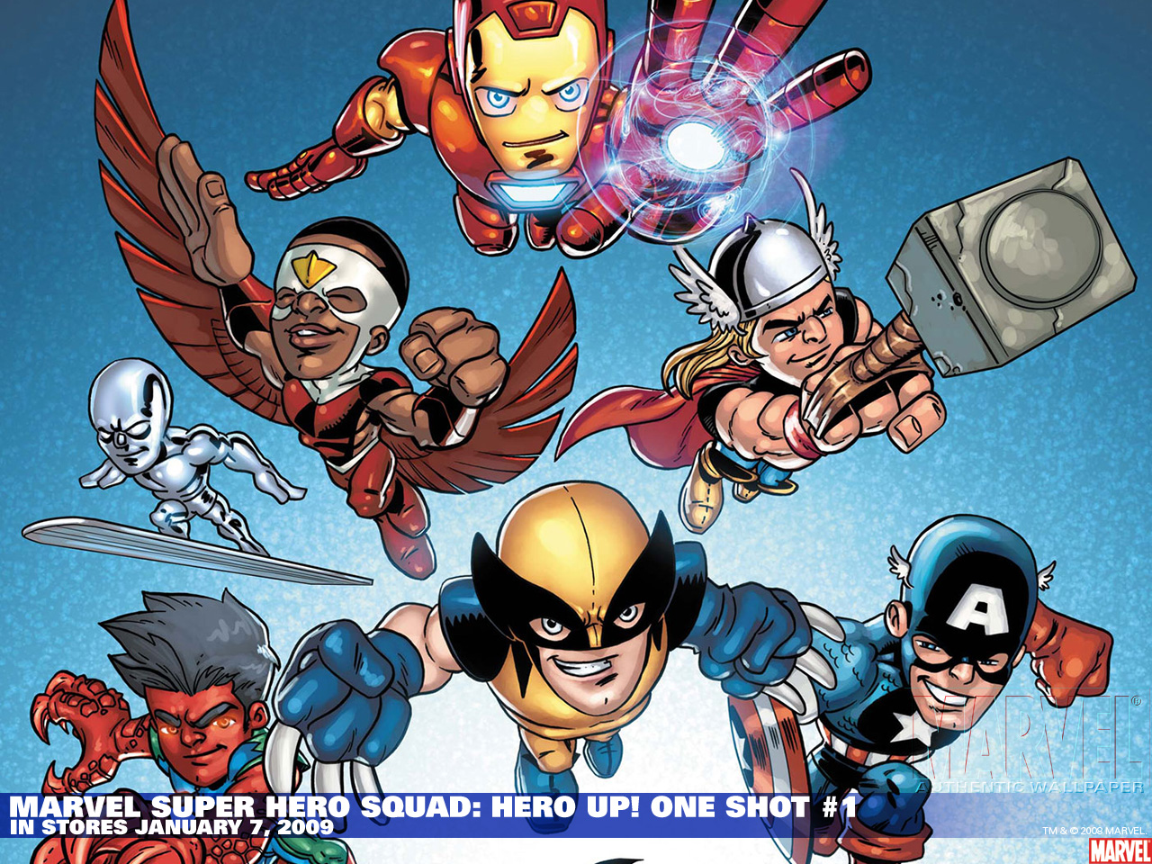 Marvel Super Hero Squad: Hero Up! - HD Wallpaper 