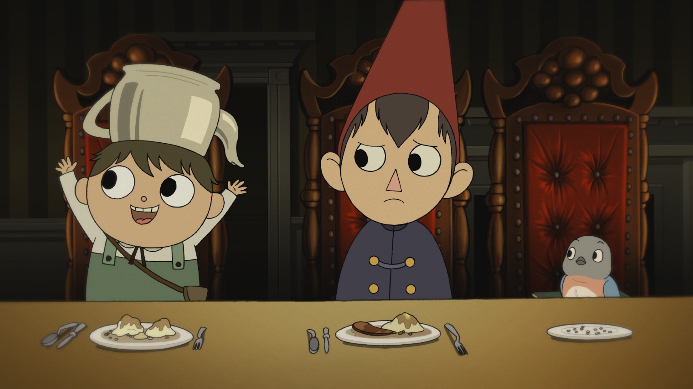 During The Dinner Over The Garden Wall Wallpaper (218817) - Over The Garden Wall Anime - HD Wallpaper 