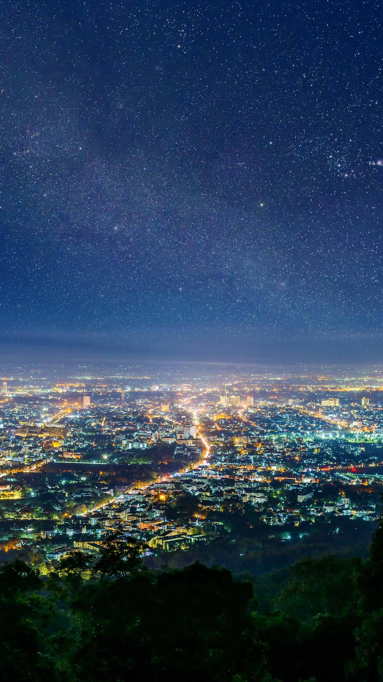 Iphone Xs Wallpaper Night - HD Wallpaper 