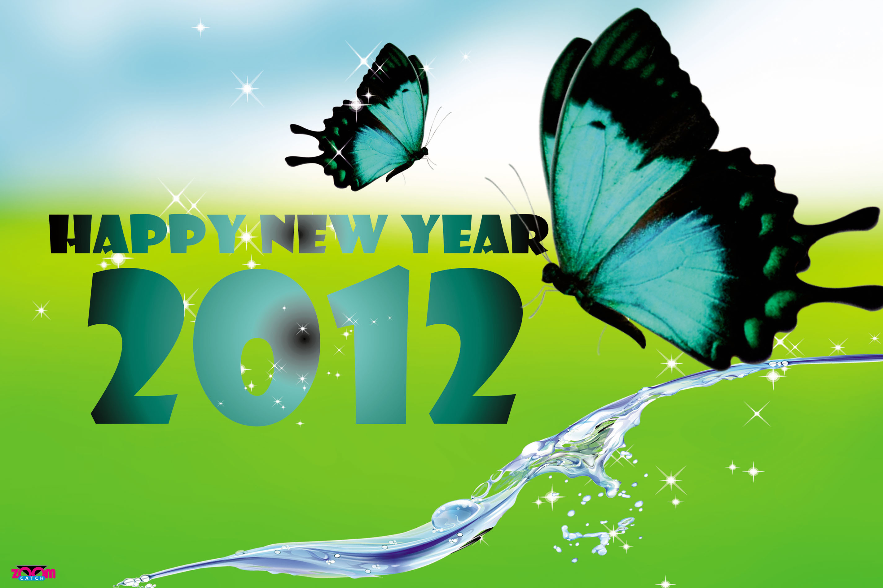 Happy New Year 2012 Wishes - HD Wallpaper 