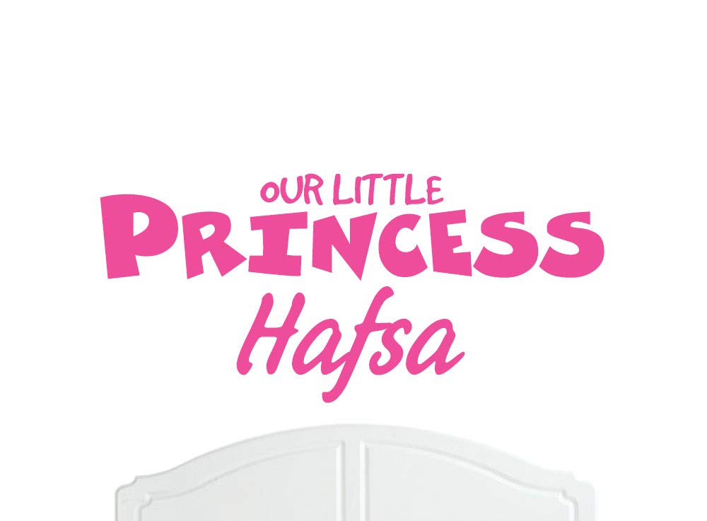 Our Little Princess Hafsa Large Wall Sticker/vinyl - HD Wallpaper 