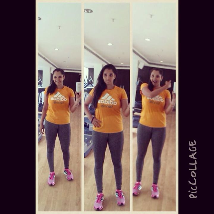 Sania Mirza Workout In Gym 720x720 Wallpaper teahub.io
