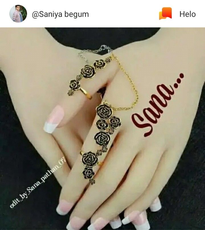 Sana Name On Hand 7x806 Wallpaper Teahub Io