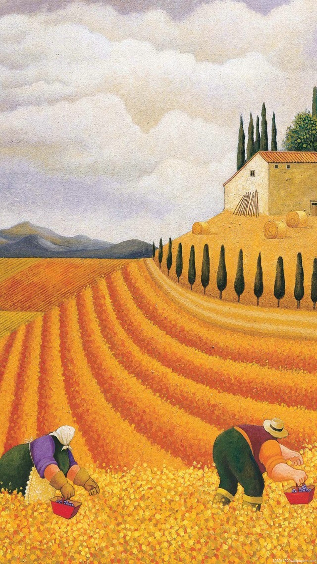 Sea Field Gold Wallpapers Hd - Art - HD Wallpaper 