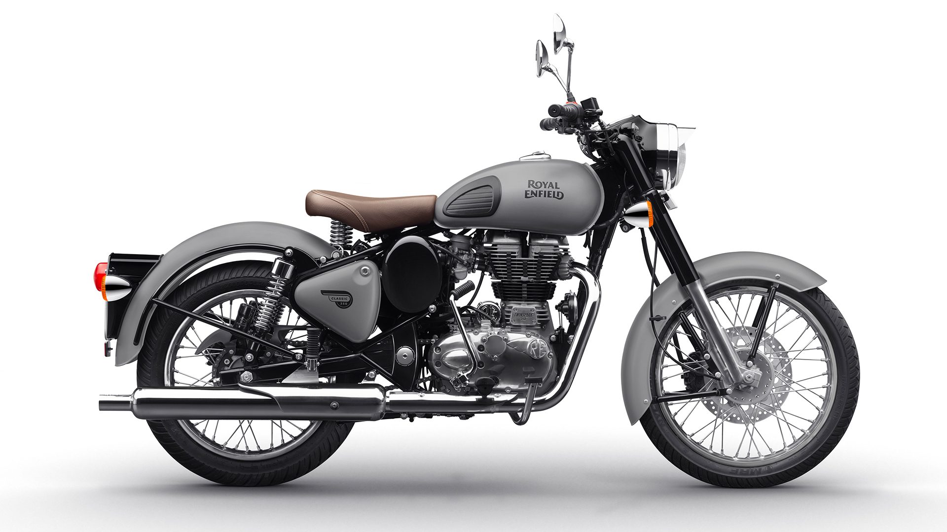 Royal Enfield Classic 350 2017 Gunmetal Grey - Gun Metal Grey Royal Enfield - HD Wallpaper 