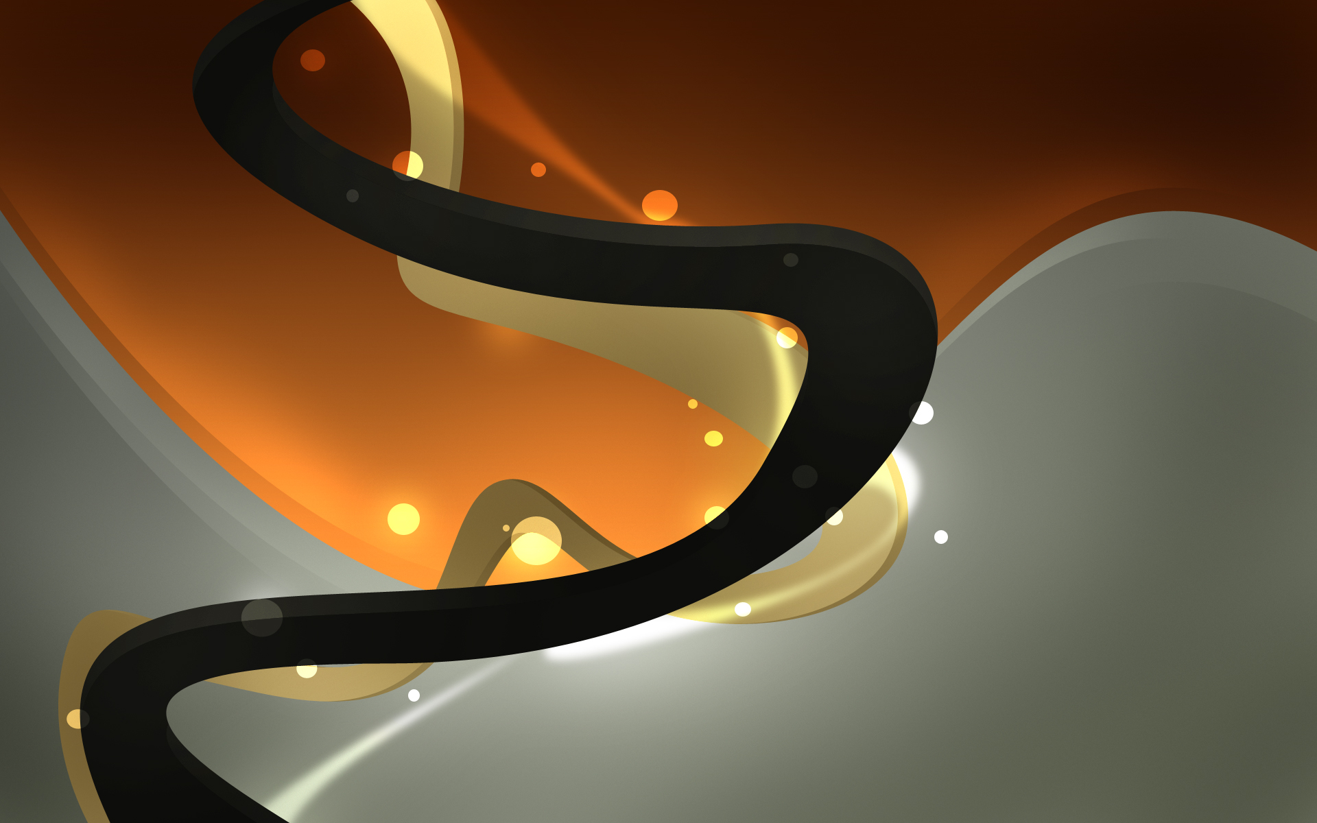 Hd Wallpaper Abstract Orange - HD Wallpaper 