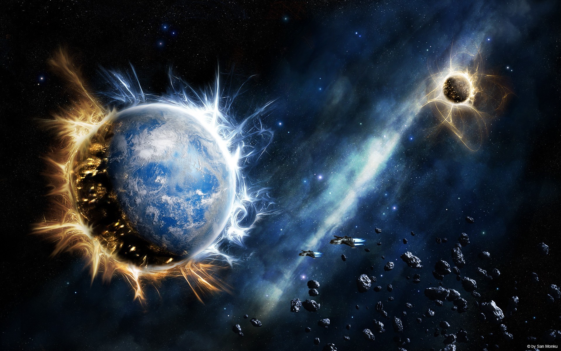 Awesome Earth Ozone Wallpaper Picture - Supernova Wallpaper Hd - 1920x1200  Wallpaper - teahub.io