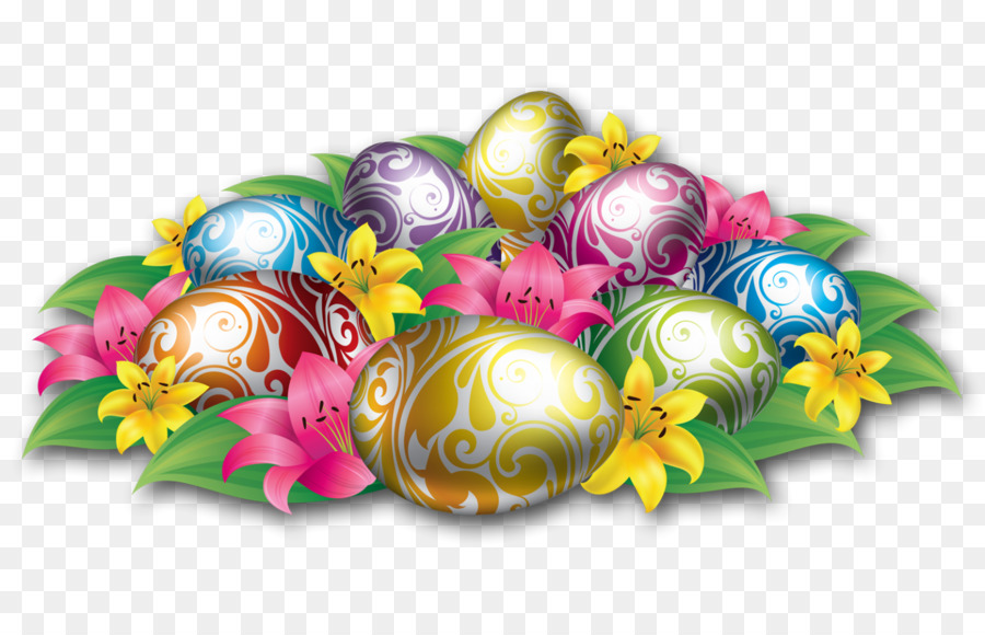 Easter Eggs Cartoon - Background Power Point Bergerak - HD Wallpaper 