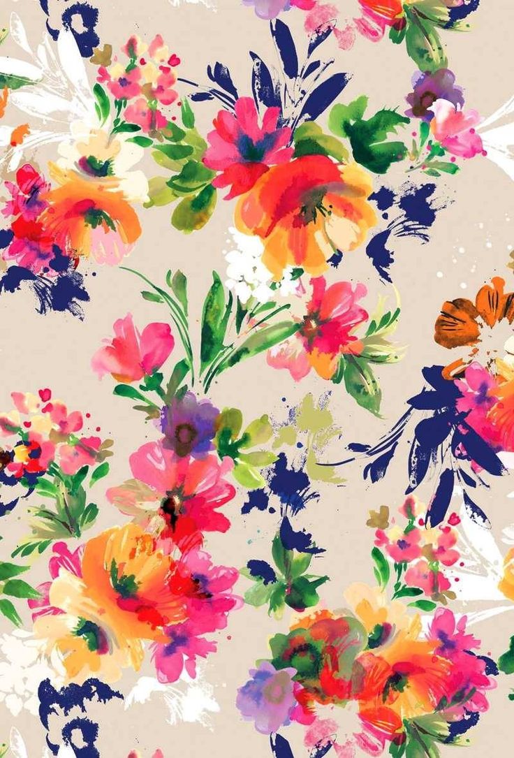 We Heart It, Search And Vintage Backgrounds On Wallpaper - Floral Prints - HD Wallpaper 