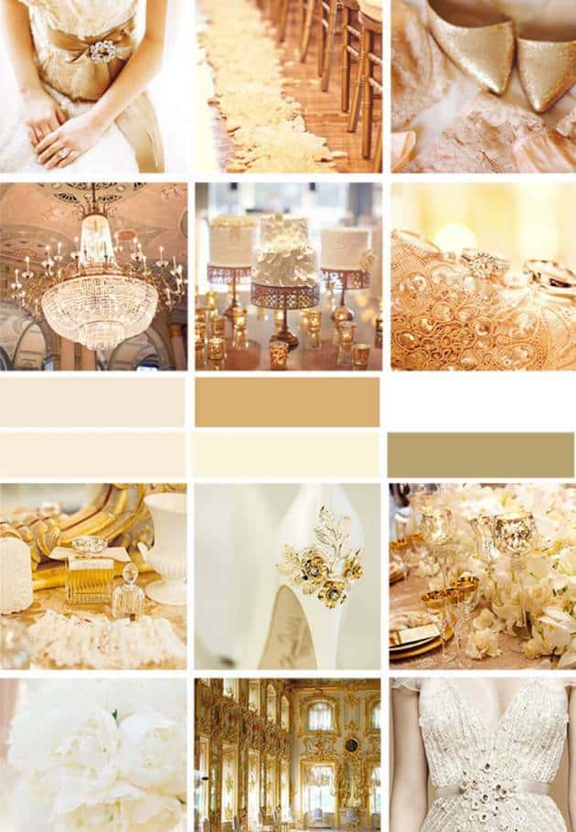 Gold Color For Wedding - HD Wallpaper 
