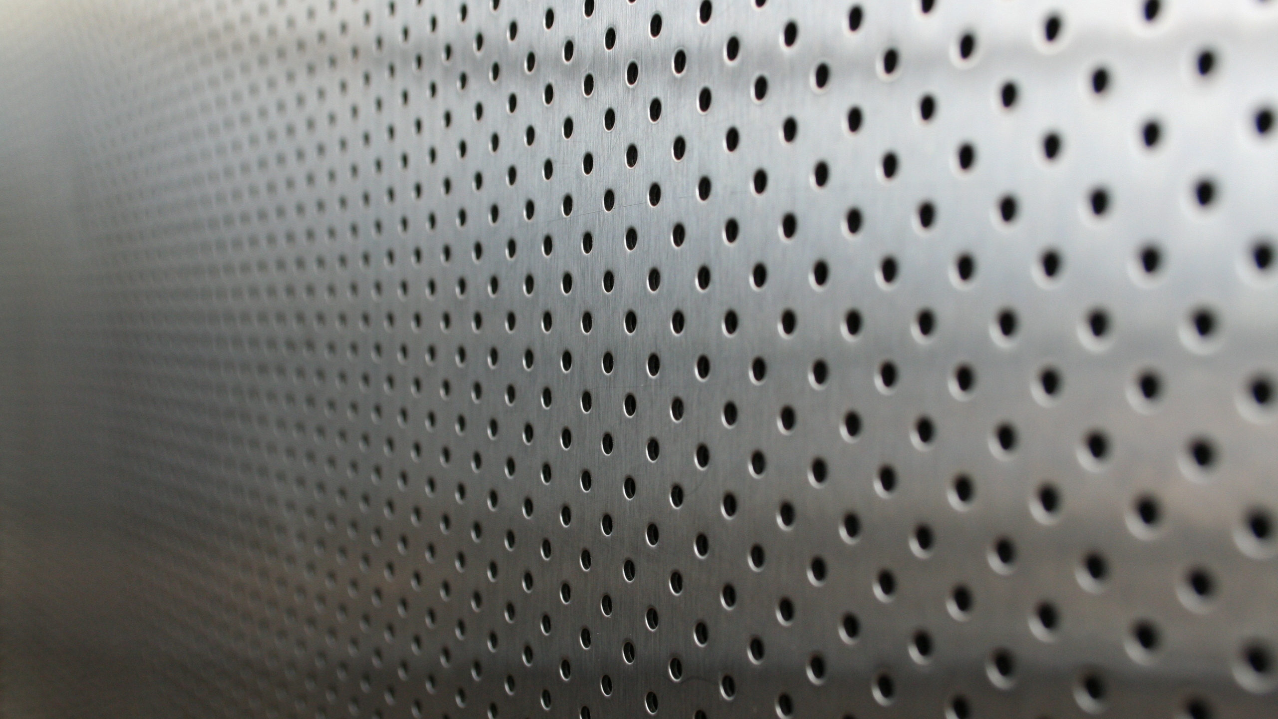 Wallpaper Metal, Points, Holes, Silver, Background - Silver Background - HD Wallpaper 