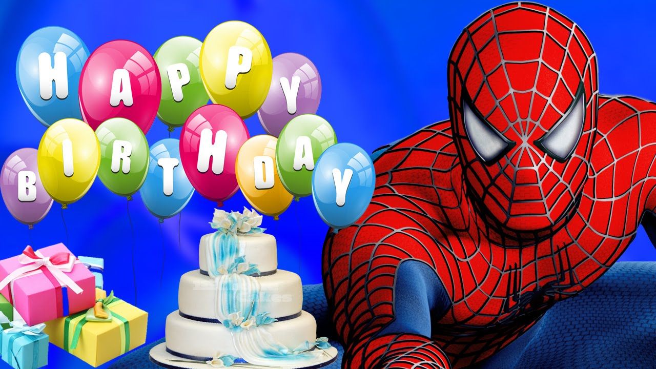 Happy Birthday Spiderman - HD Wallpaper 
