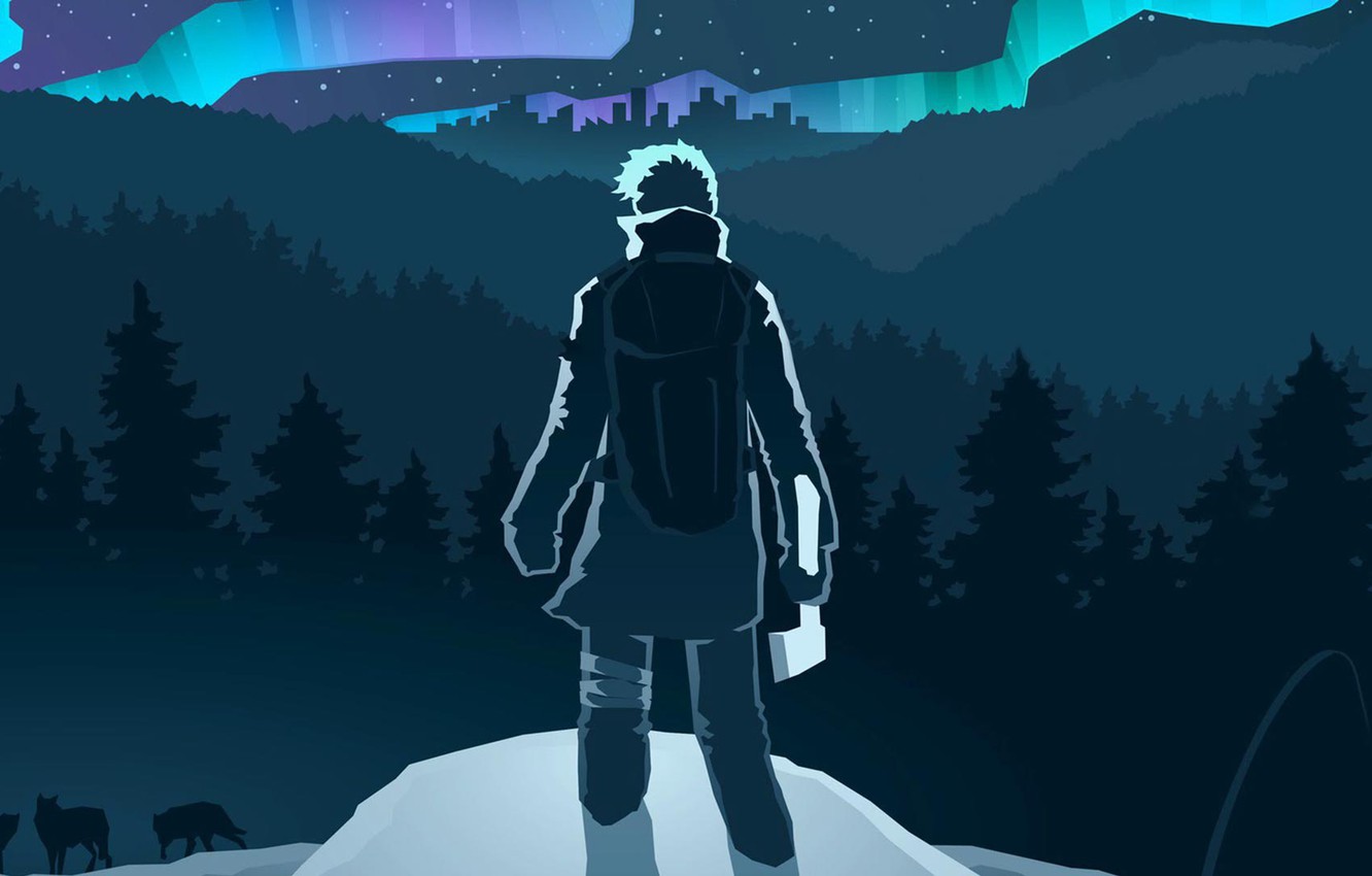 Photo Wallpaper Night, Loneliness, Loneliness, Night, - The Long Dark - HD Wallpaper 