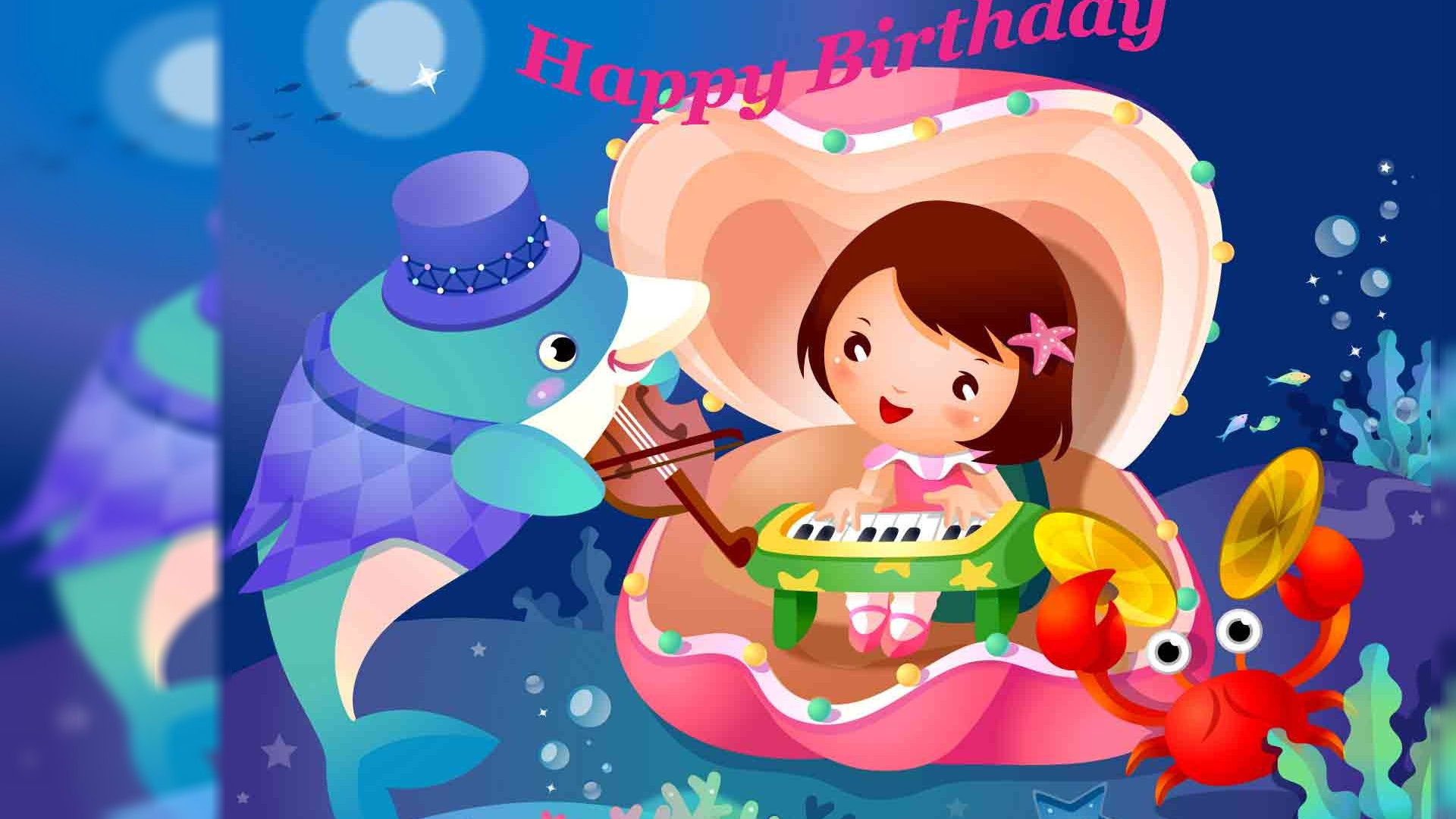 Download Funny Happy Birthday Images Free 
 Data Src - Happy Birthday Animation Photo Download - HD Wallpaper 