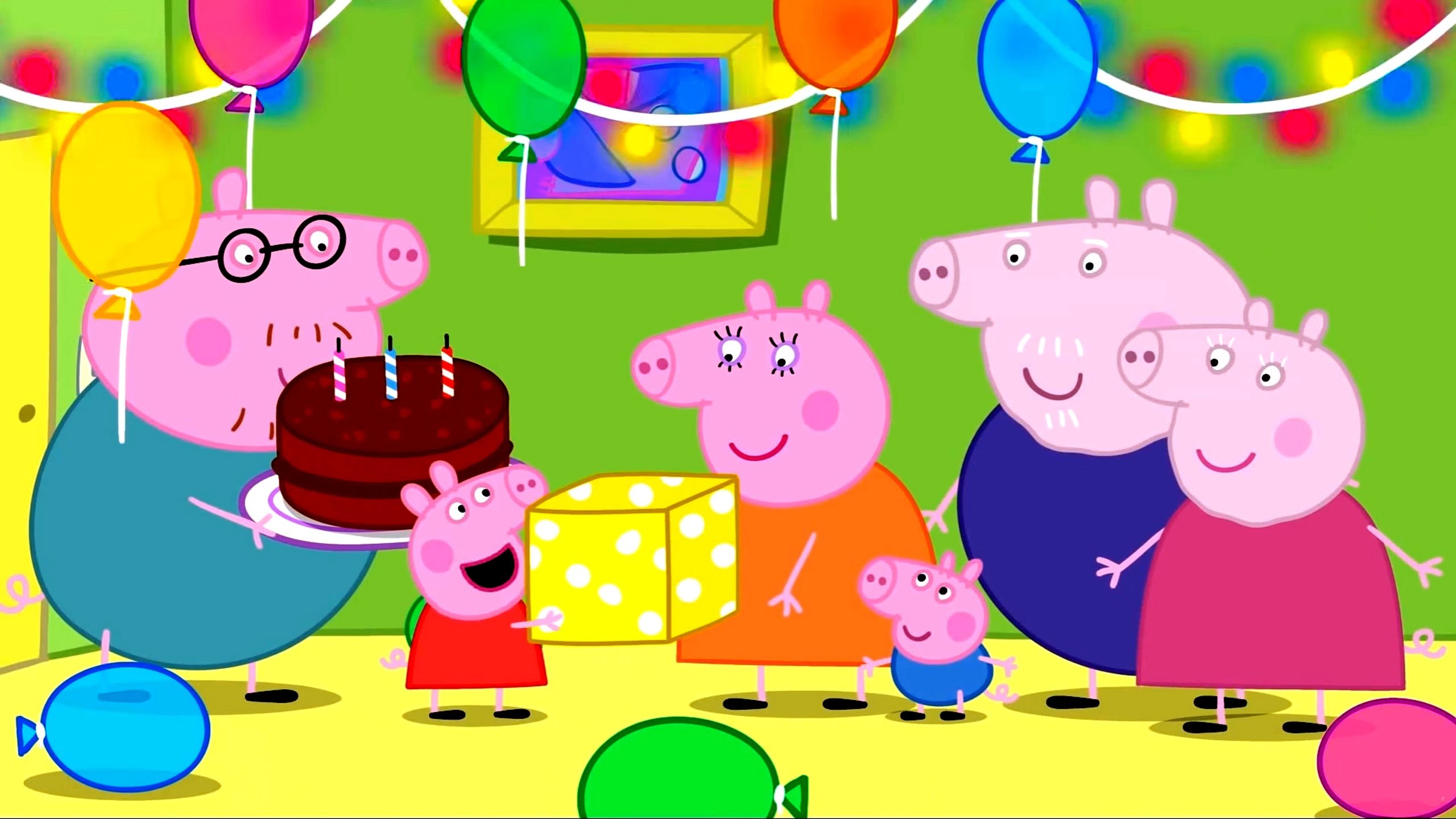 Peppa Pig Coloring Pages For Kids Peppa Pig Coloring - Peppa Pig Hd Images For Birthday - HD Wallpaper 