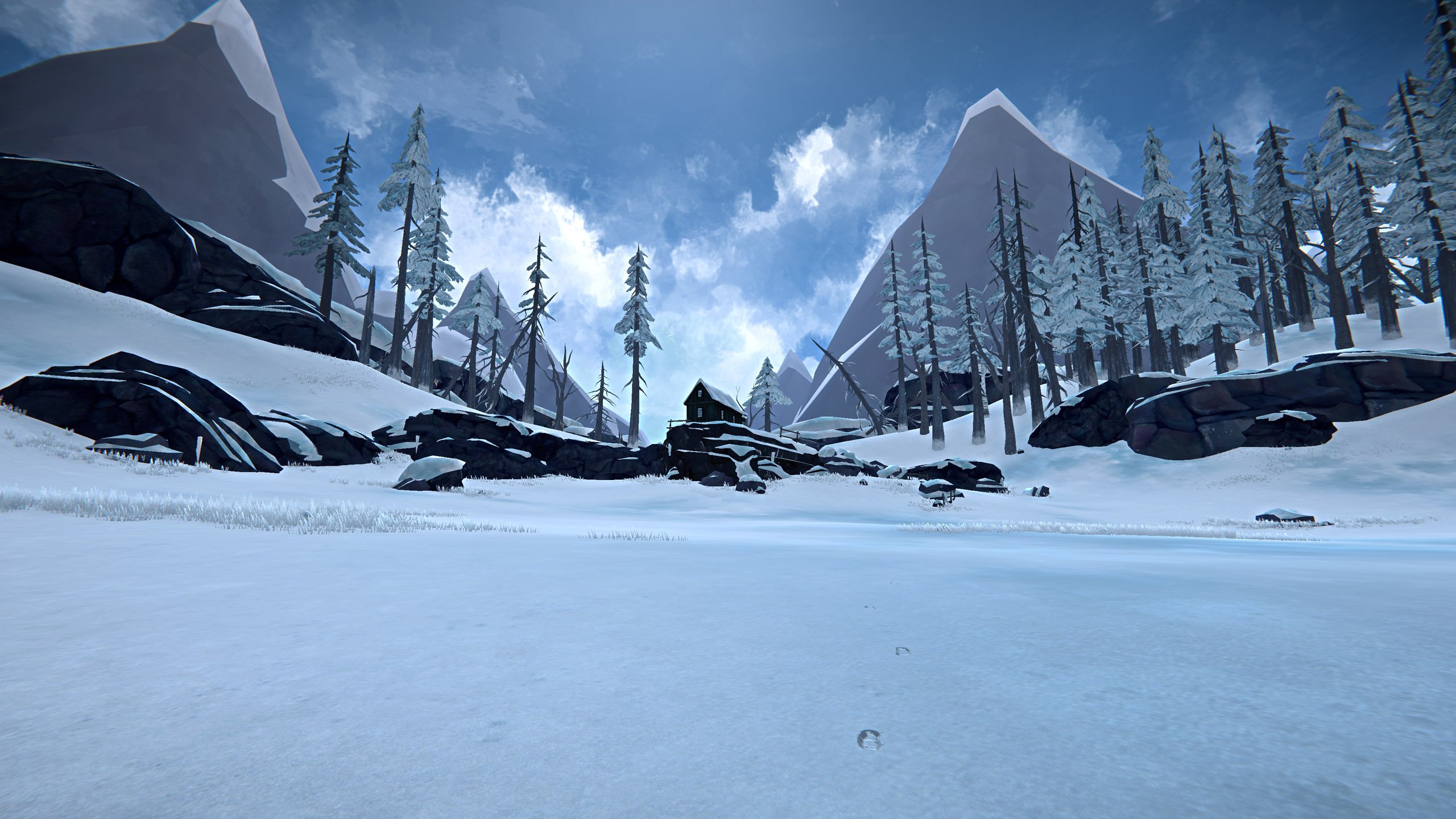 Fortnite Cinematic Background Snow - 2560x1440 Wallpaper 