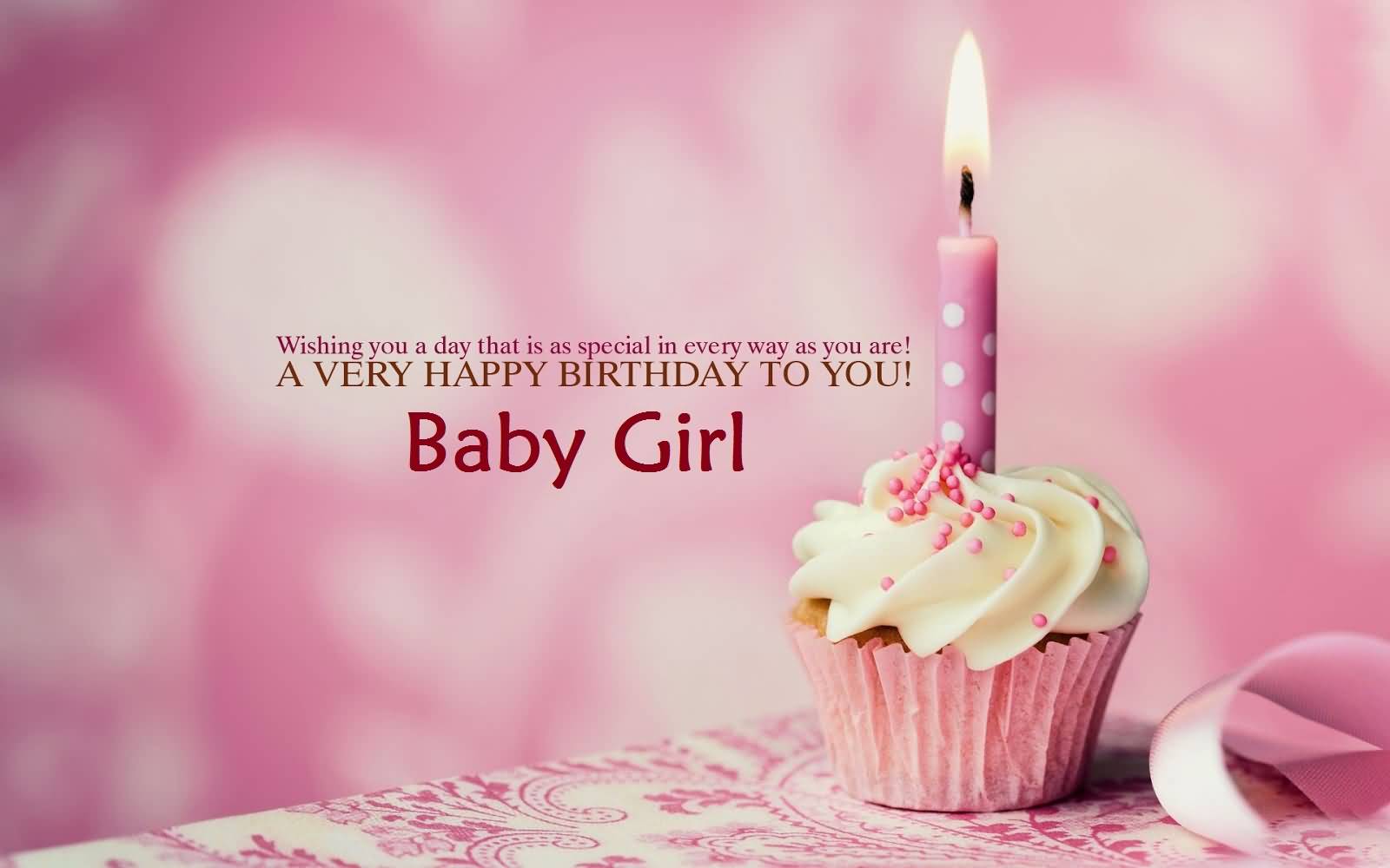 Happy Birthday Message For Baby Girl - Happy Birthday Wishes - HD Wallpaper 