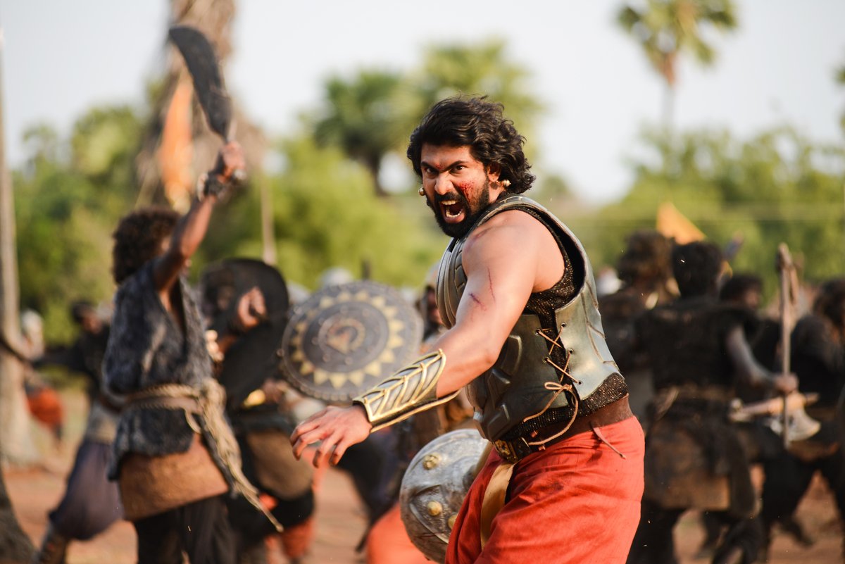 Rana Daggubati In Baahubali 2 Movie Hd Wallpapers - Shooting Of Bahubali 2 - HD Wallpaper 