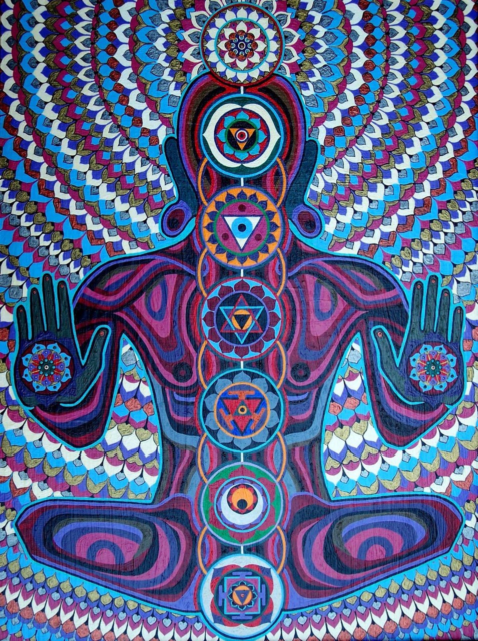 Colors, Peace, And Chakra Image - Alex Grey Wallpaper Smartphone - HD Wallpaper 