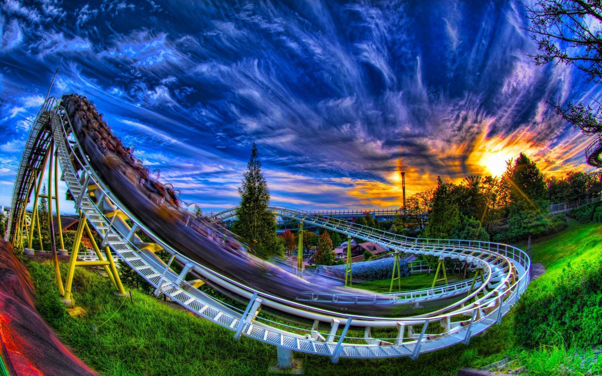 Roller Coaster Hd Desktop Wallpapers For Widescreen, - Europa Park Wallpaper Hd - HD Wallpaper 