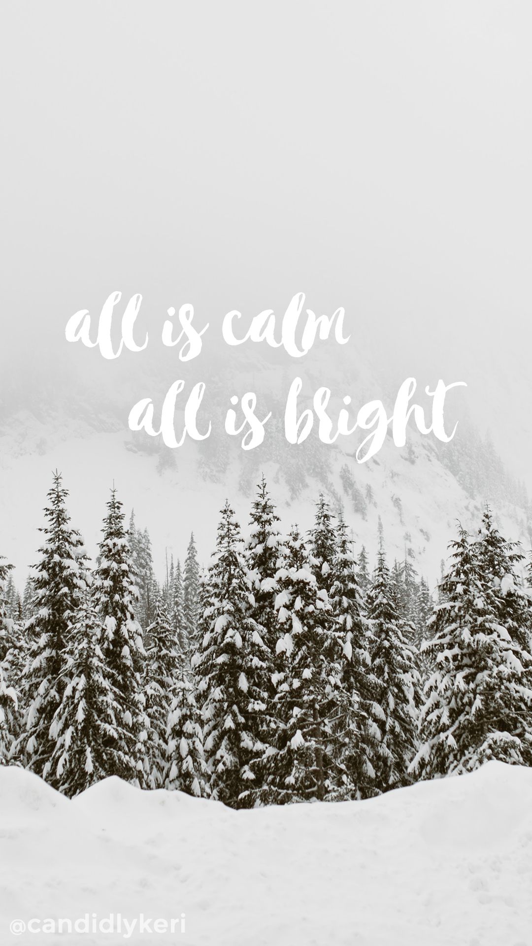 All Is Calm All Is Bright Christmas Screensaver - HD Wallpaper 