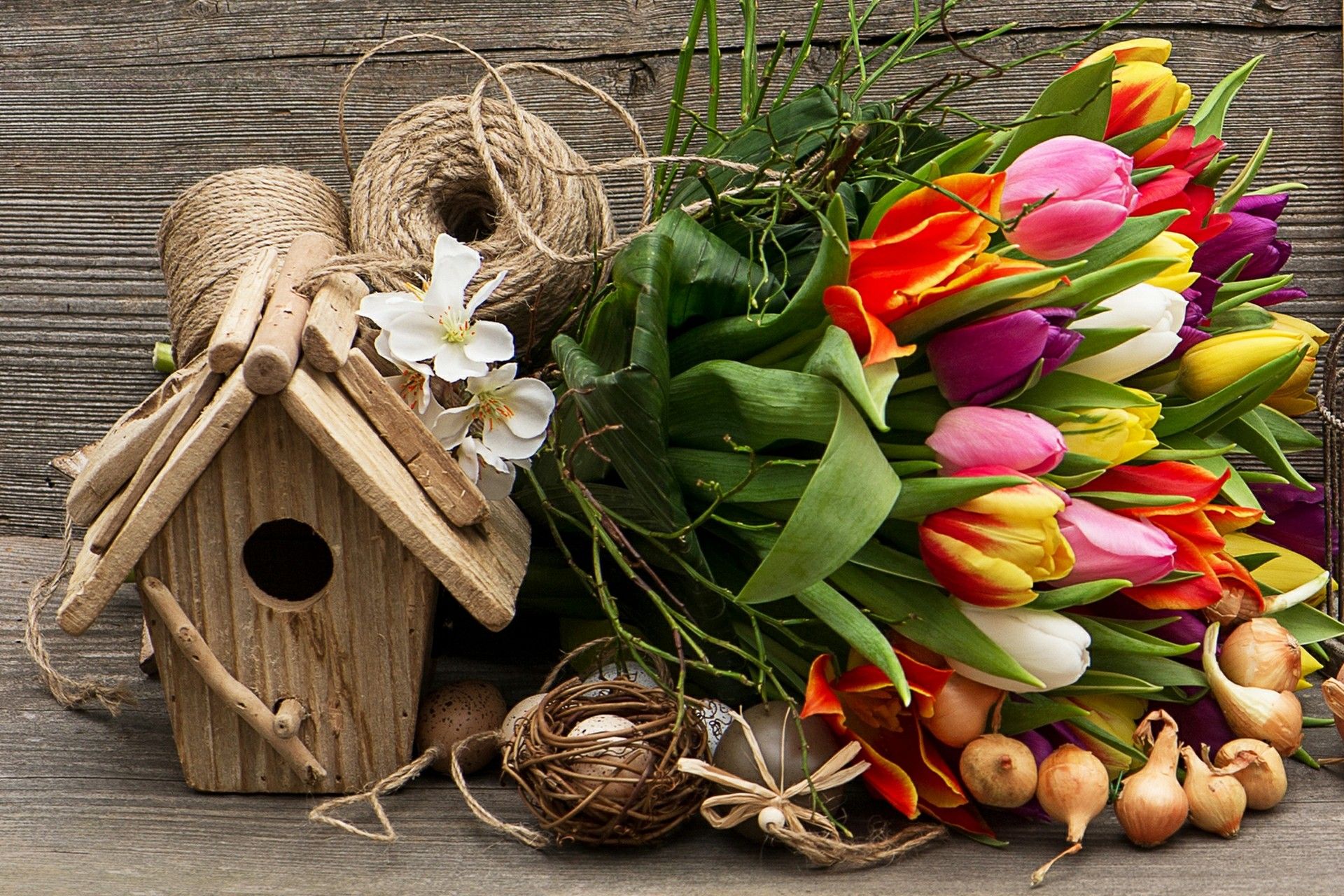 Fond D Écran Pâques - Bouquet - HD Wallpaper 