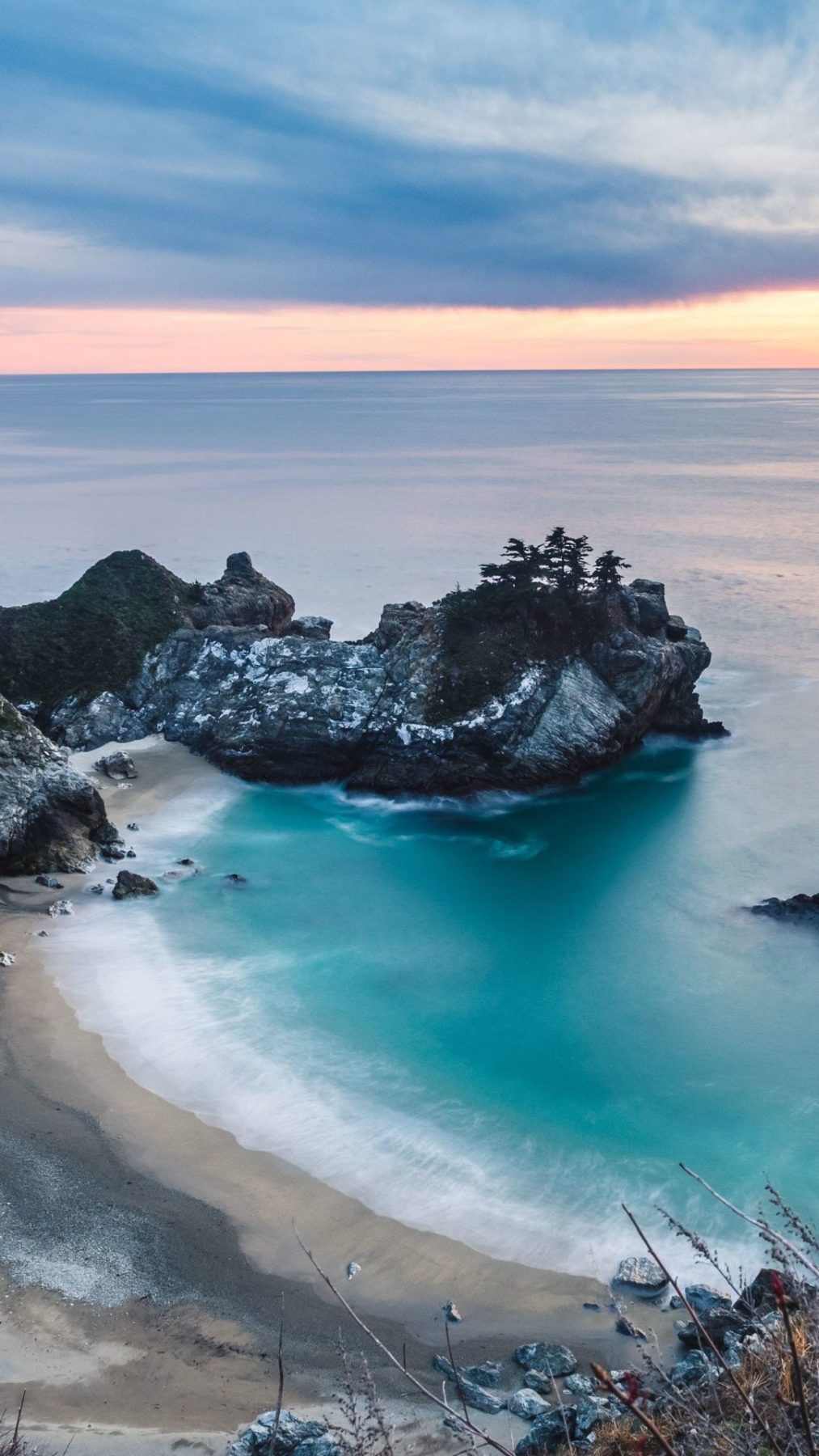 Sea Nature Wallpaper Hd Wallpaper Iphone 6 Plus Iphone - Julia Pfeiffer Burns State Park, Mcway Falls - HD Wallpaper 