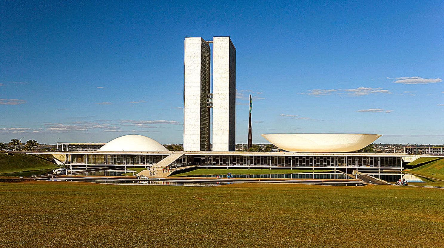 Oscar Niemeyer39s National Congress Of Brazil Brasilia - National Congress Of Brazil - HD Wallpaper 