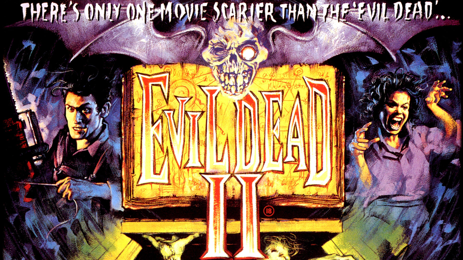 Evil Dead 2 Movie Poster - HD Wallpaper 