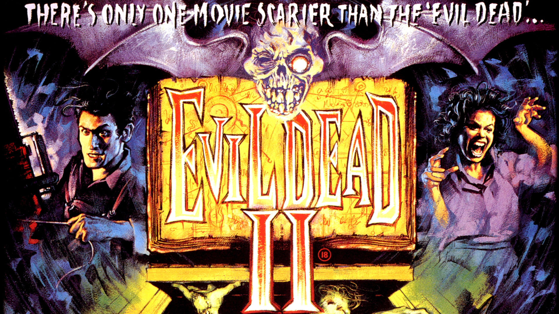 Evil Dead 2 Movie Poster 1920x1080 Wallpaper teahub.io