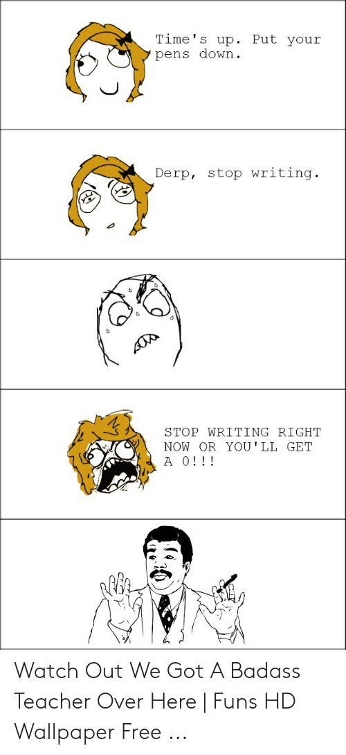 Teacher, Watch Out, And Free - Funny School Problems - HD Wallpaper 
