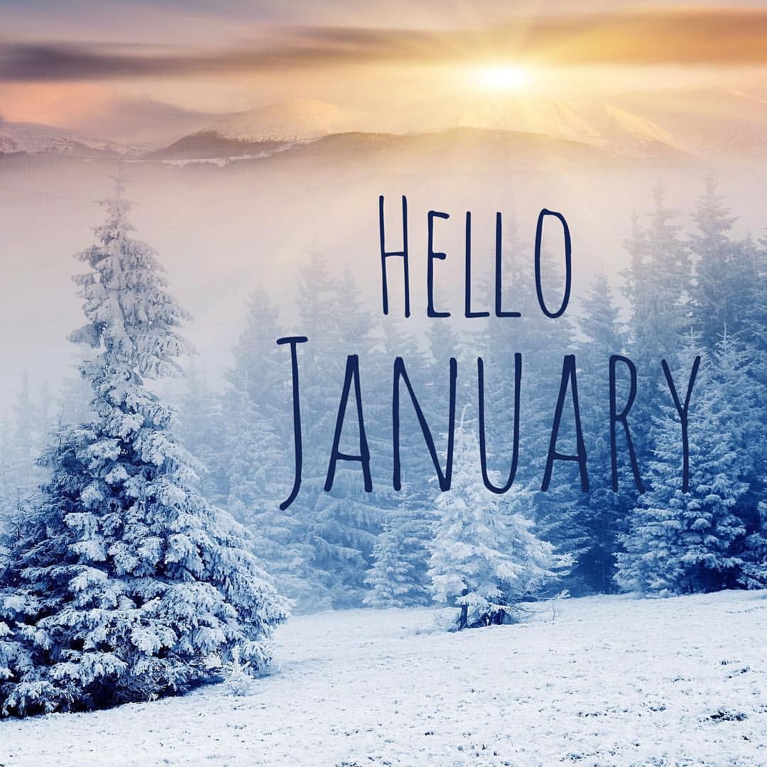 Hello January - HD Wallpaper 